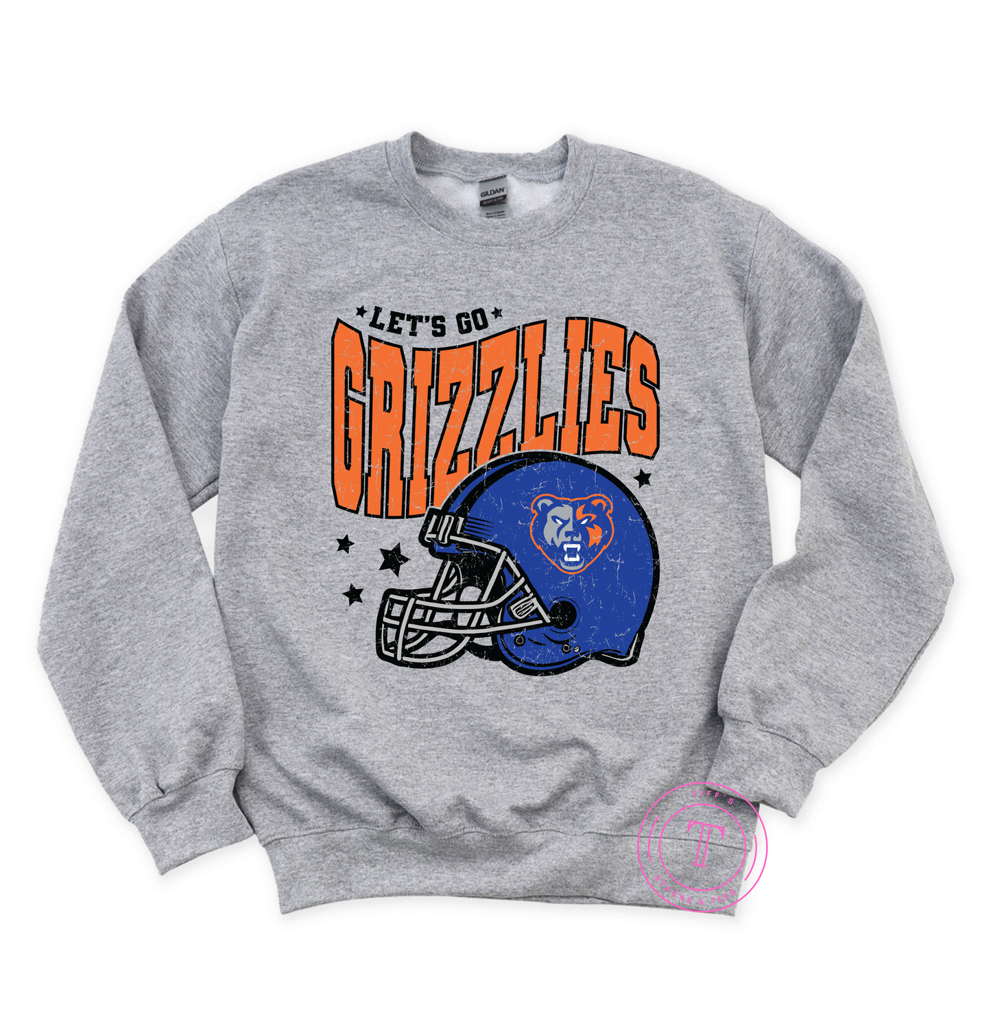 Let's Go Grizzlies Football w/ Helmet Youth