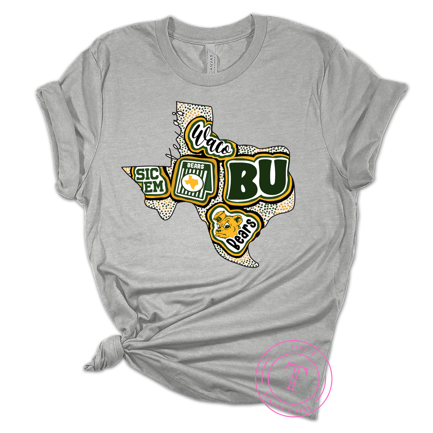 BU Bears Hand Drawn Texas
