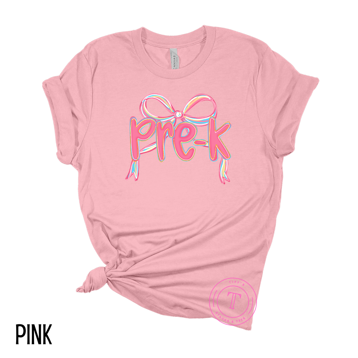 Grade Level Pink Coquette Bow Youth