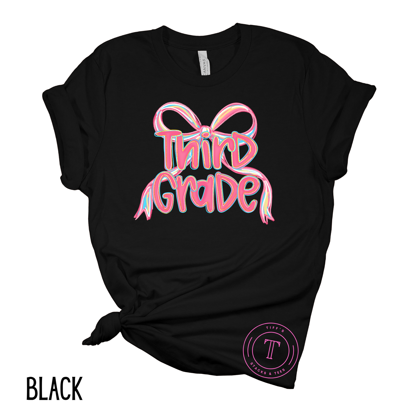 Grade Level Pink Coquette Bow Youth