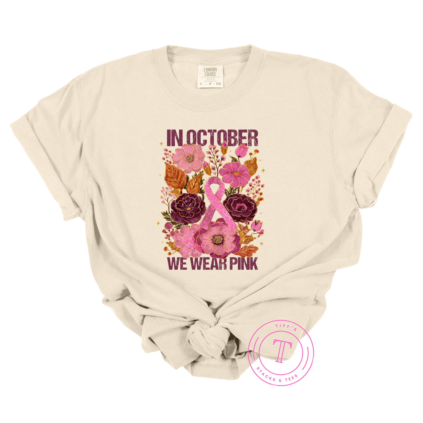 Breast Cancer Awareness - In October We Wear Pink Boho