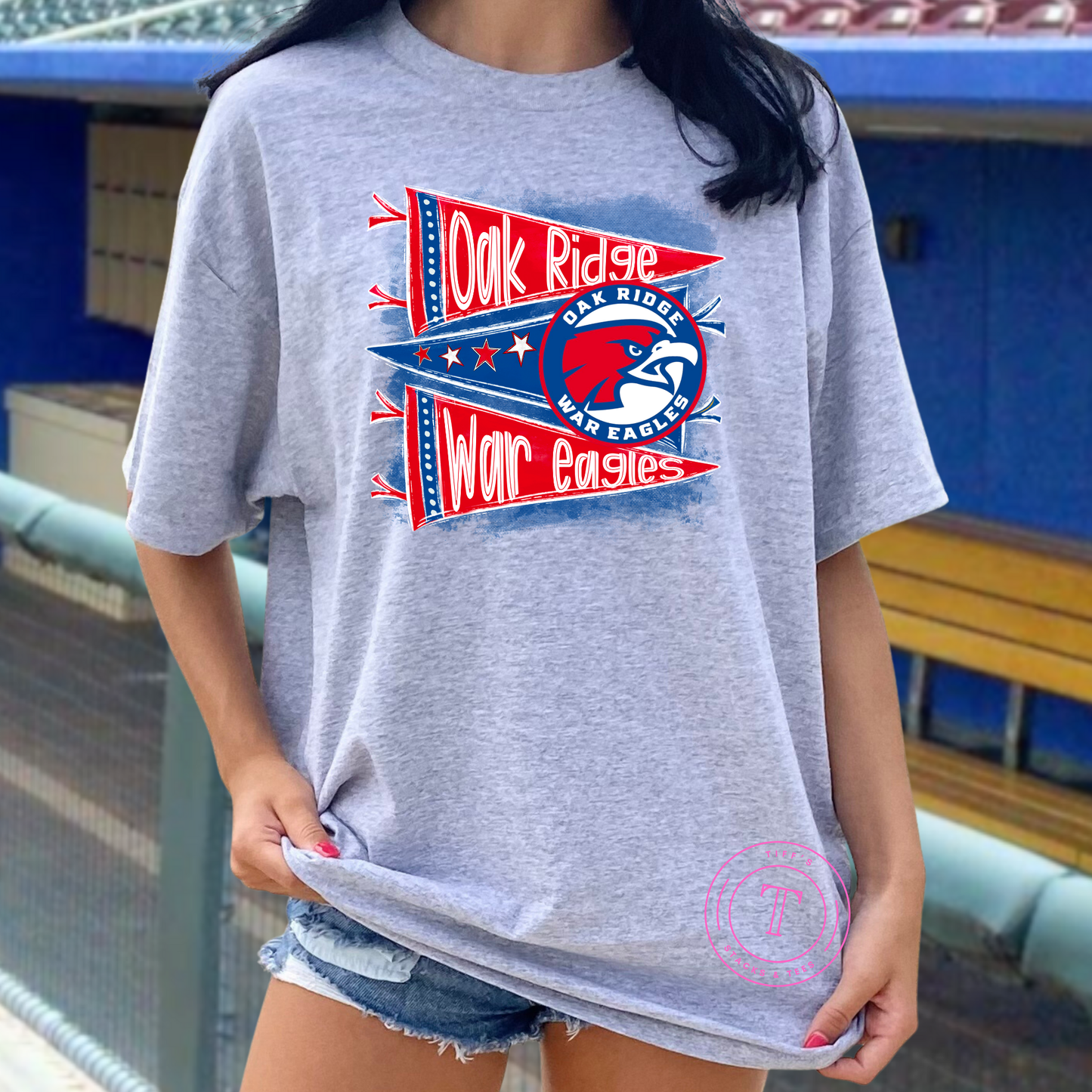 Oak Ridge War Eagles Pennant Flags