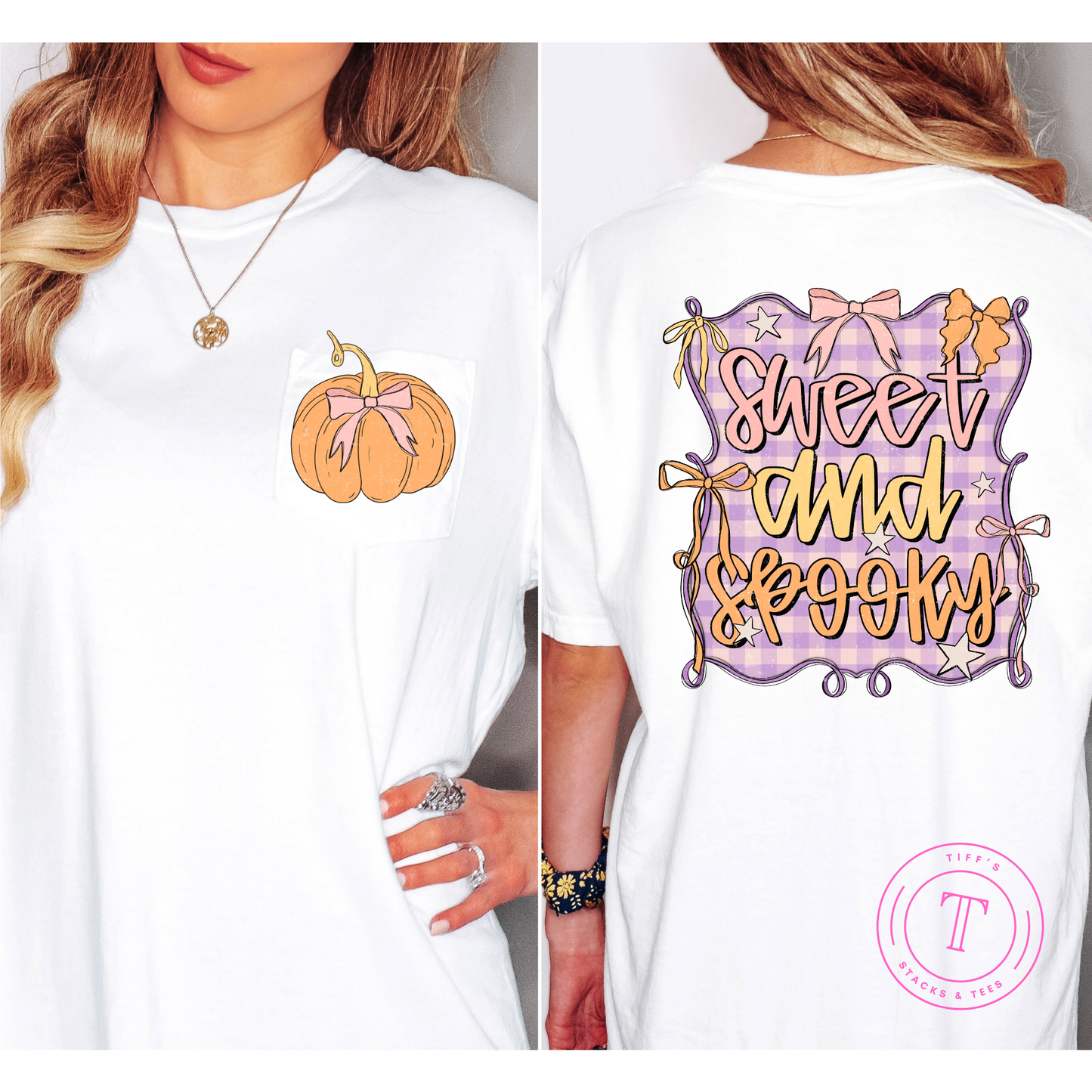 Sweet and Spooky Coquette Front/Back Youth
