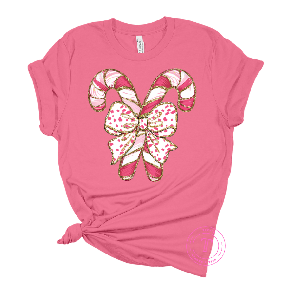 Colorful Candy Cane Coquette
