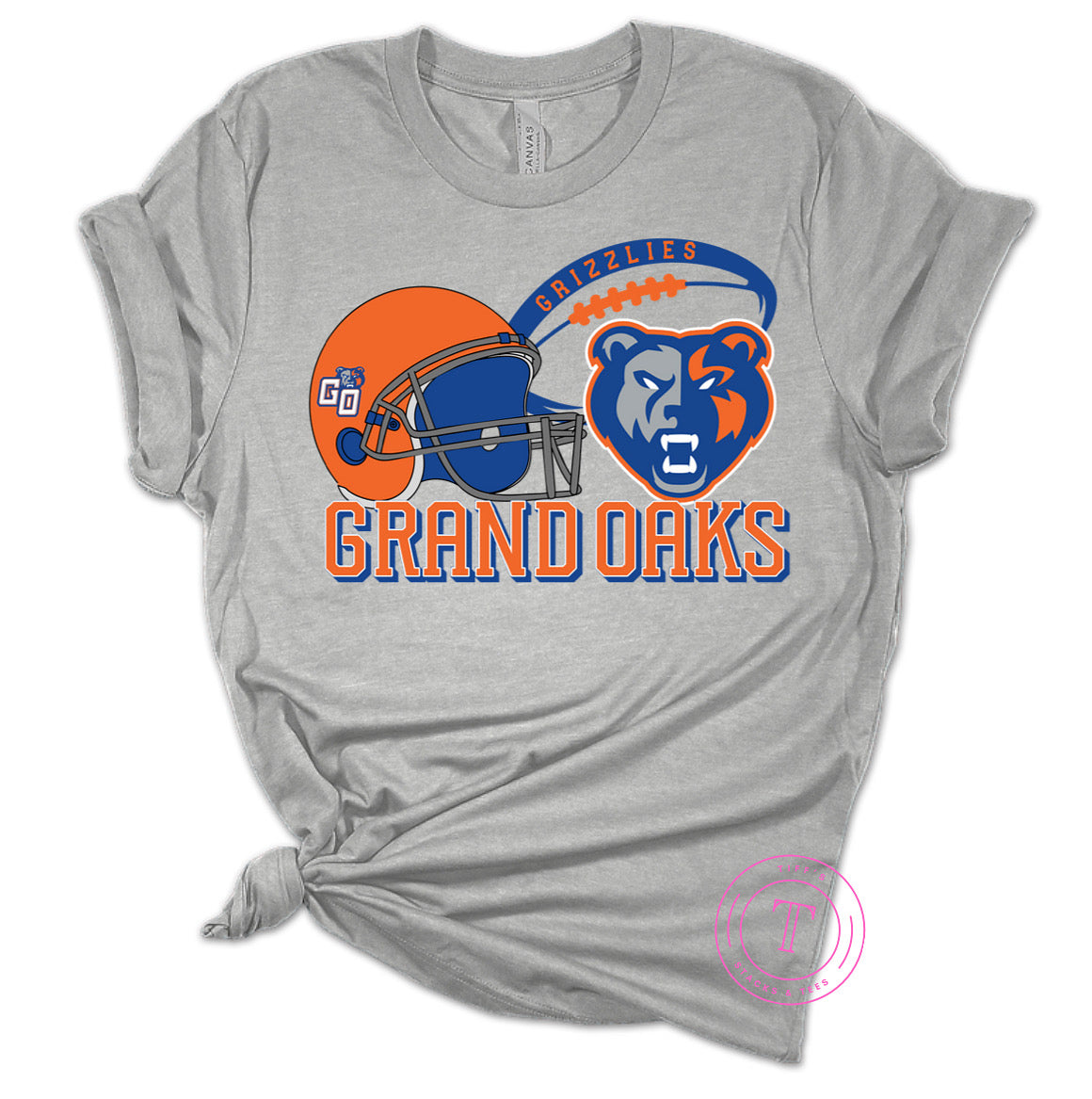 amazon youth football helmets Grand Oaks Football w/ Helmet Youth – Tiff's Stacks & Tees