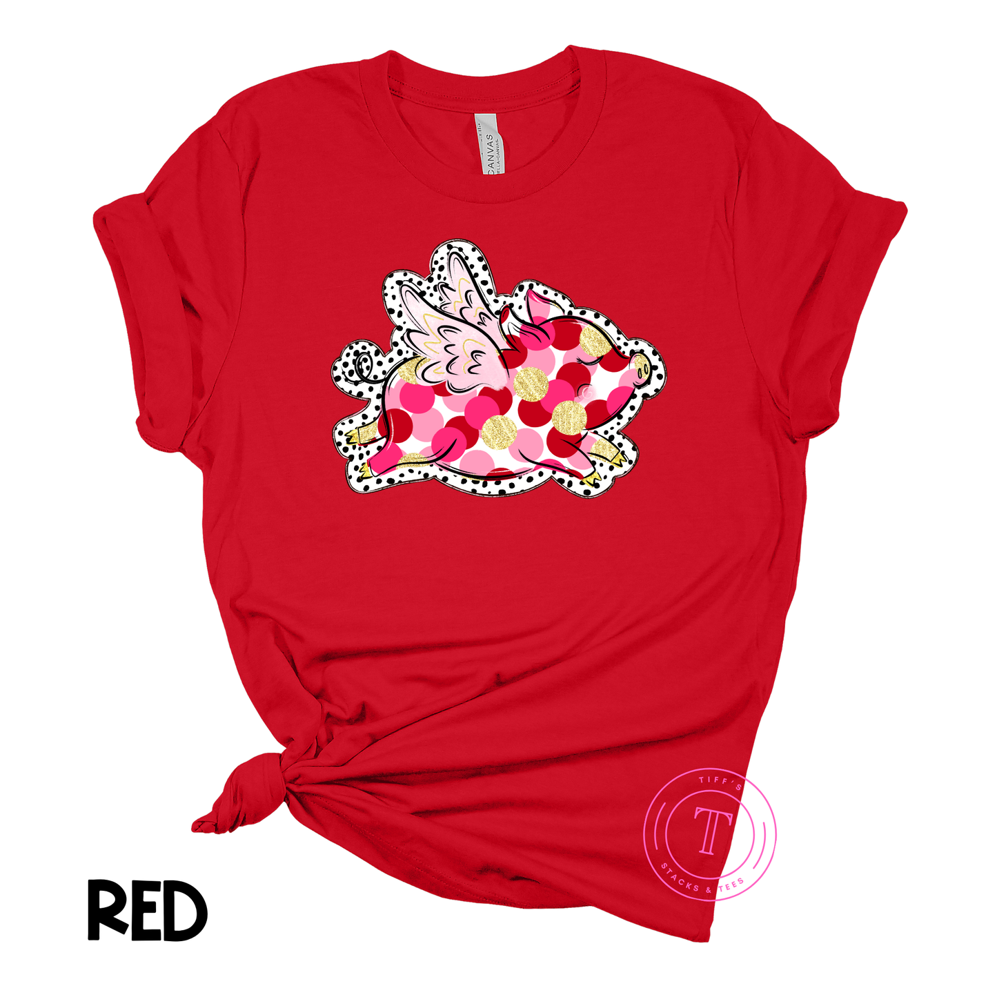 Flying Pig Dalmation Dot Youth