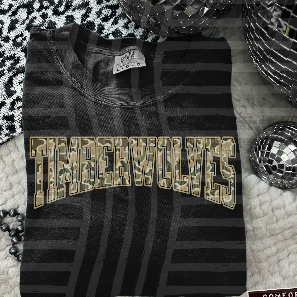 Timberwolves Camo Varsity