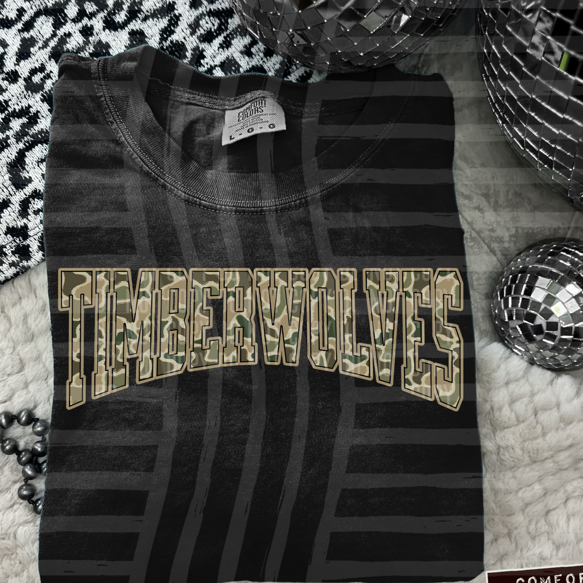 Timberwolves Camo Varsity