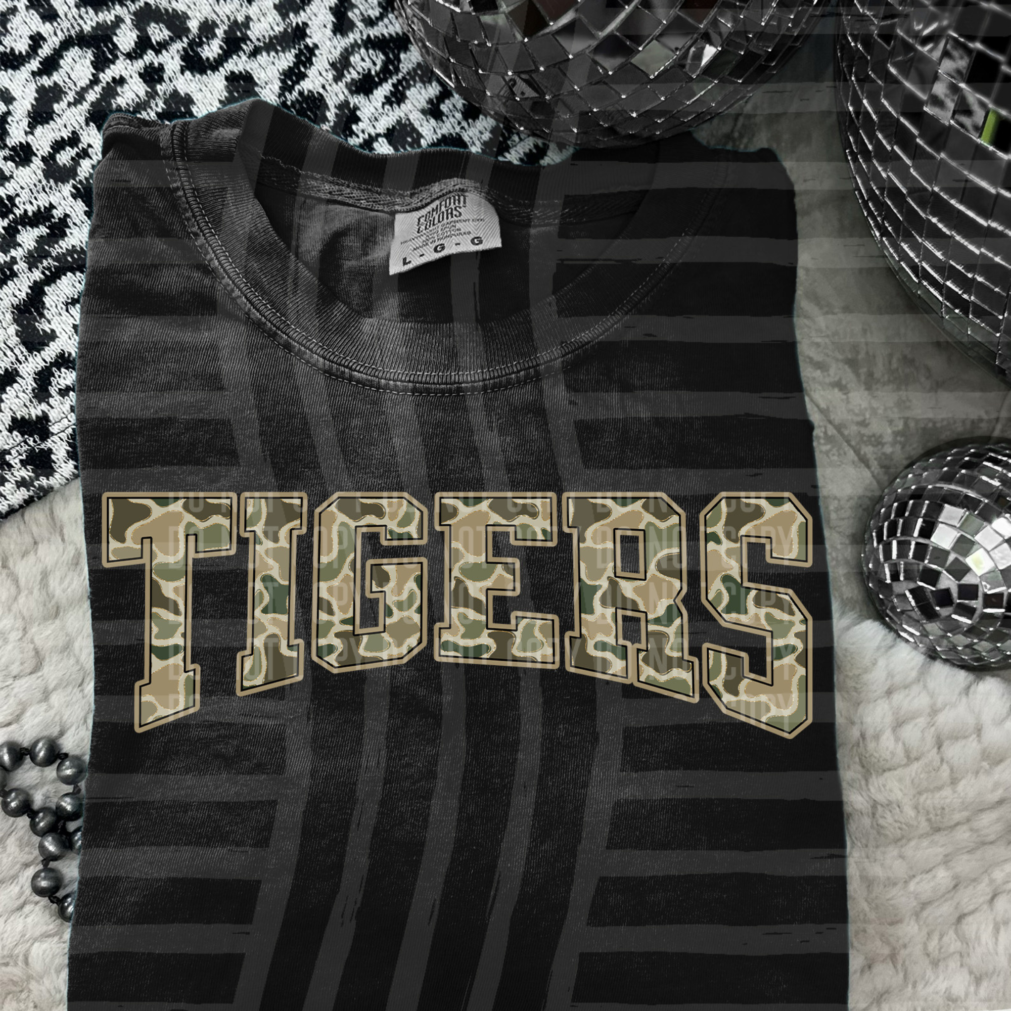 Tigers Camo Varsity