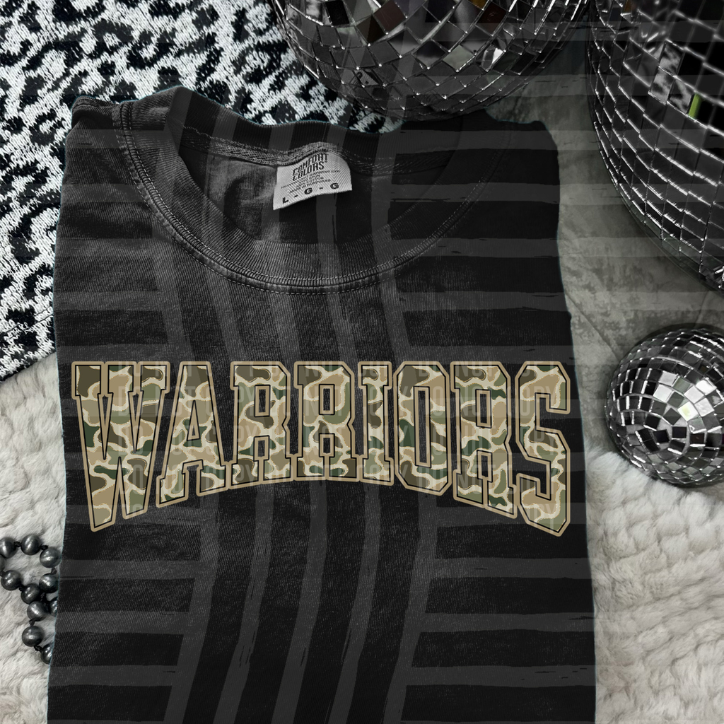 Warriors Camo Varsity Youth