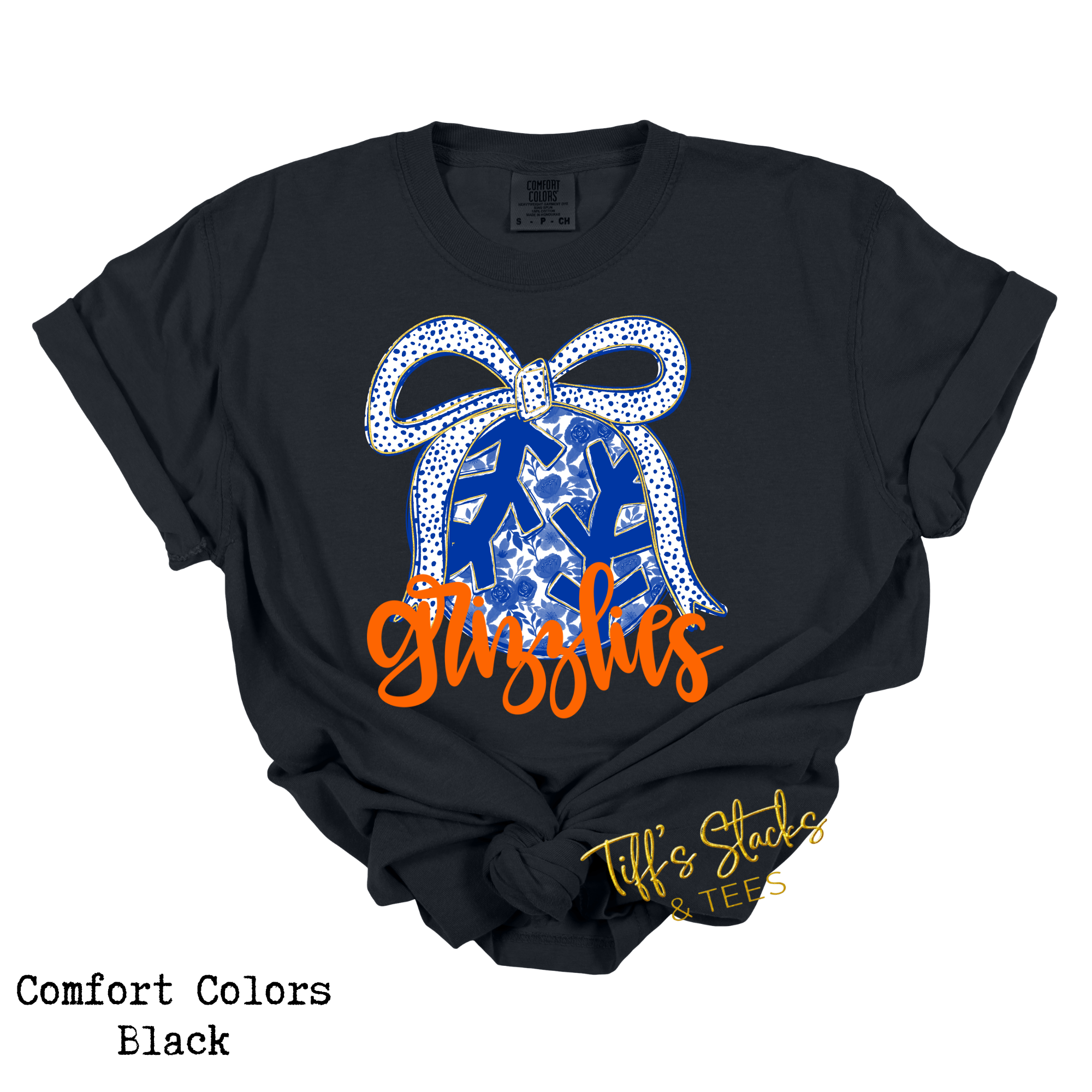Grizzlies Baseball/Softball Floral Coquette