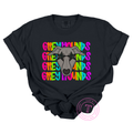 Greyhounds Preppy Neon Mascot Youth