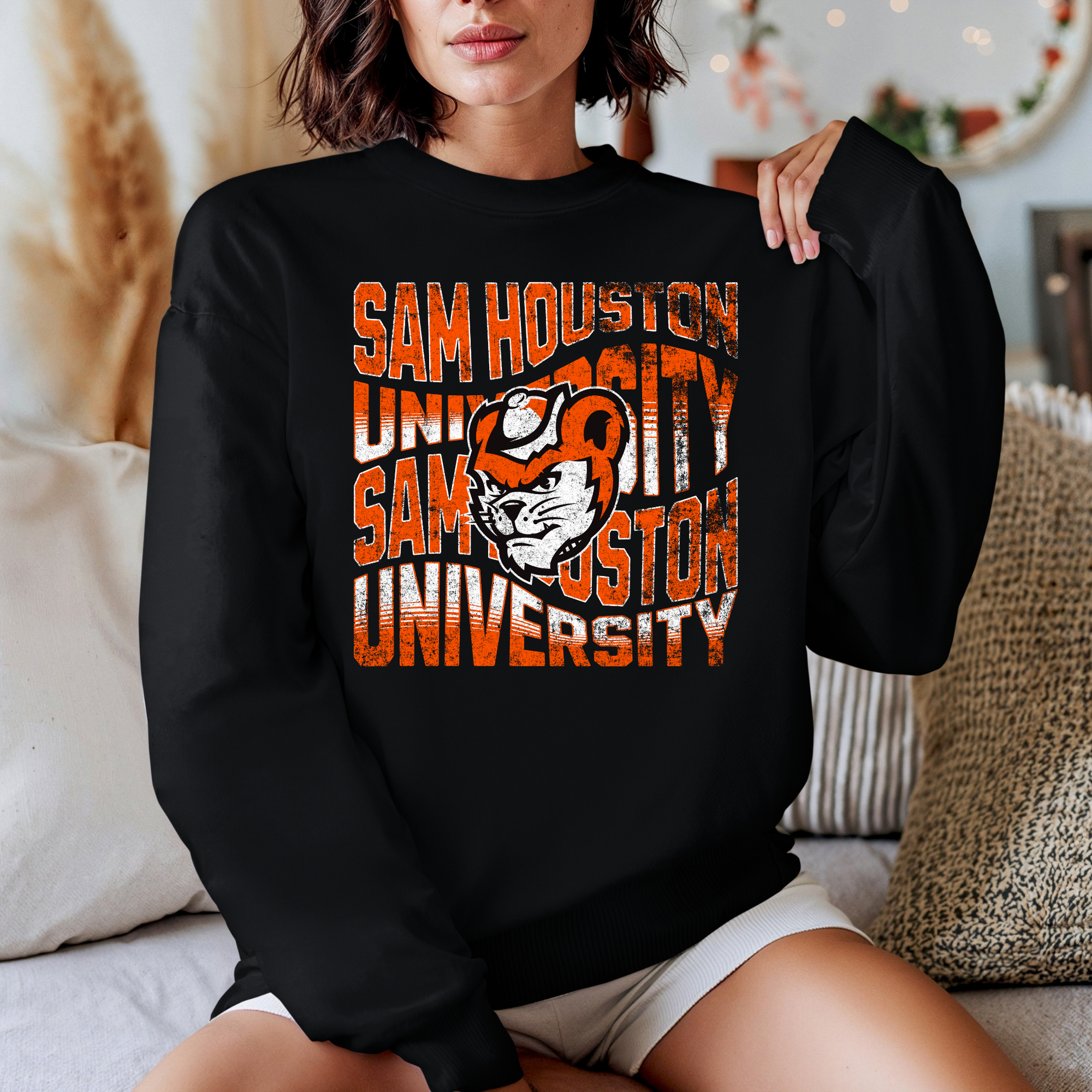 Sam Houston University Vintage Wavy