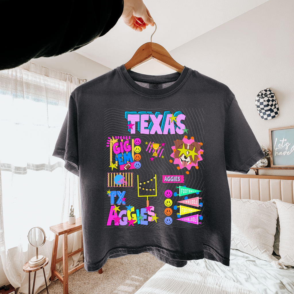 Texas Aggies Neon Collage