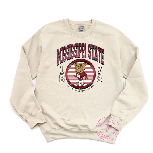 Mississippi State Vintage Mascot