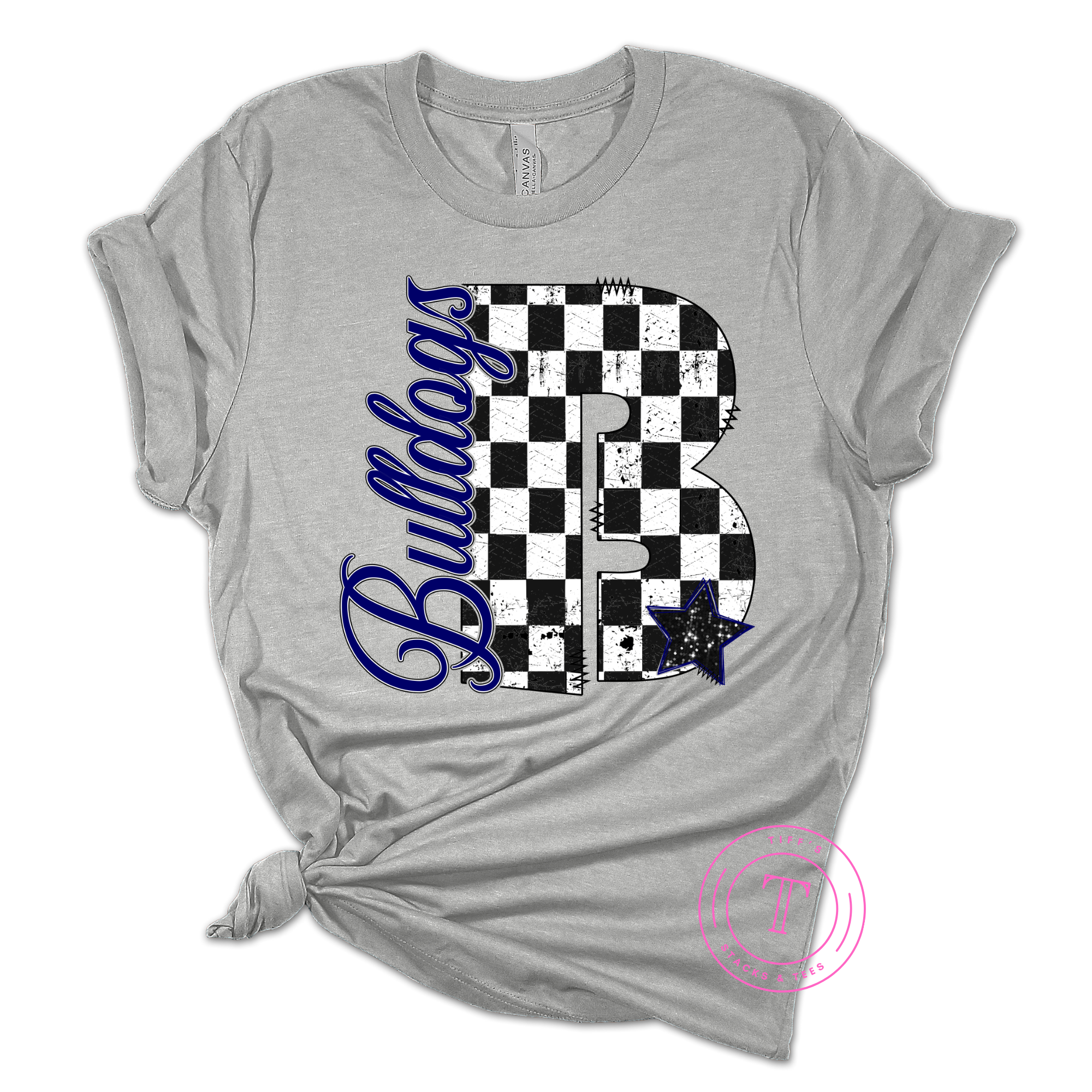 Bulldogs Checkered B