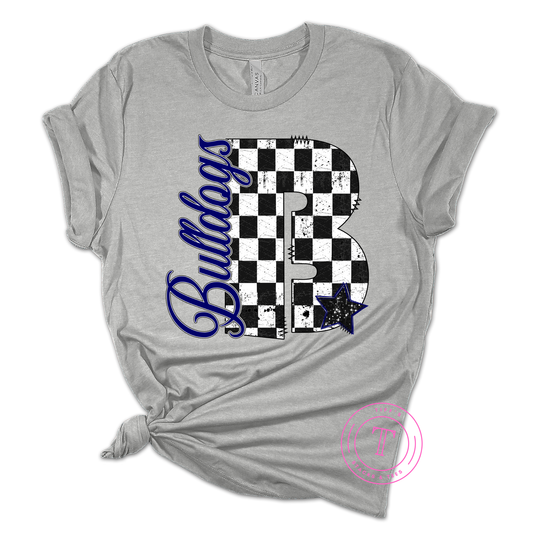 Bulldogs Checkered B Youth