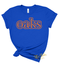 Custom School Mascot Bubble Double Outlined