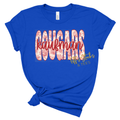 Kaufman Cougars Vintage Floral Youth