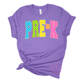 Pre-K Checkered Neon