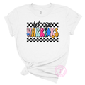 Let's Go Warriors Checkered Youth