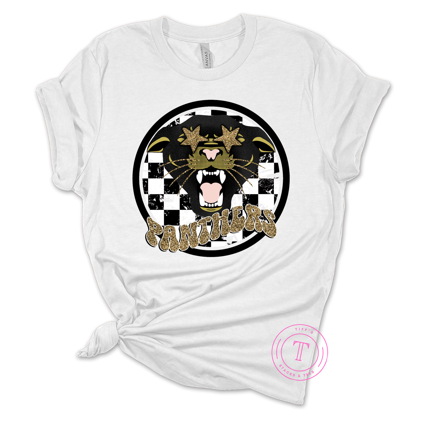 Panthers Checkered Preppy Mascot