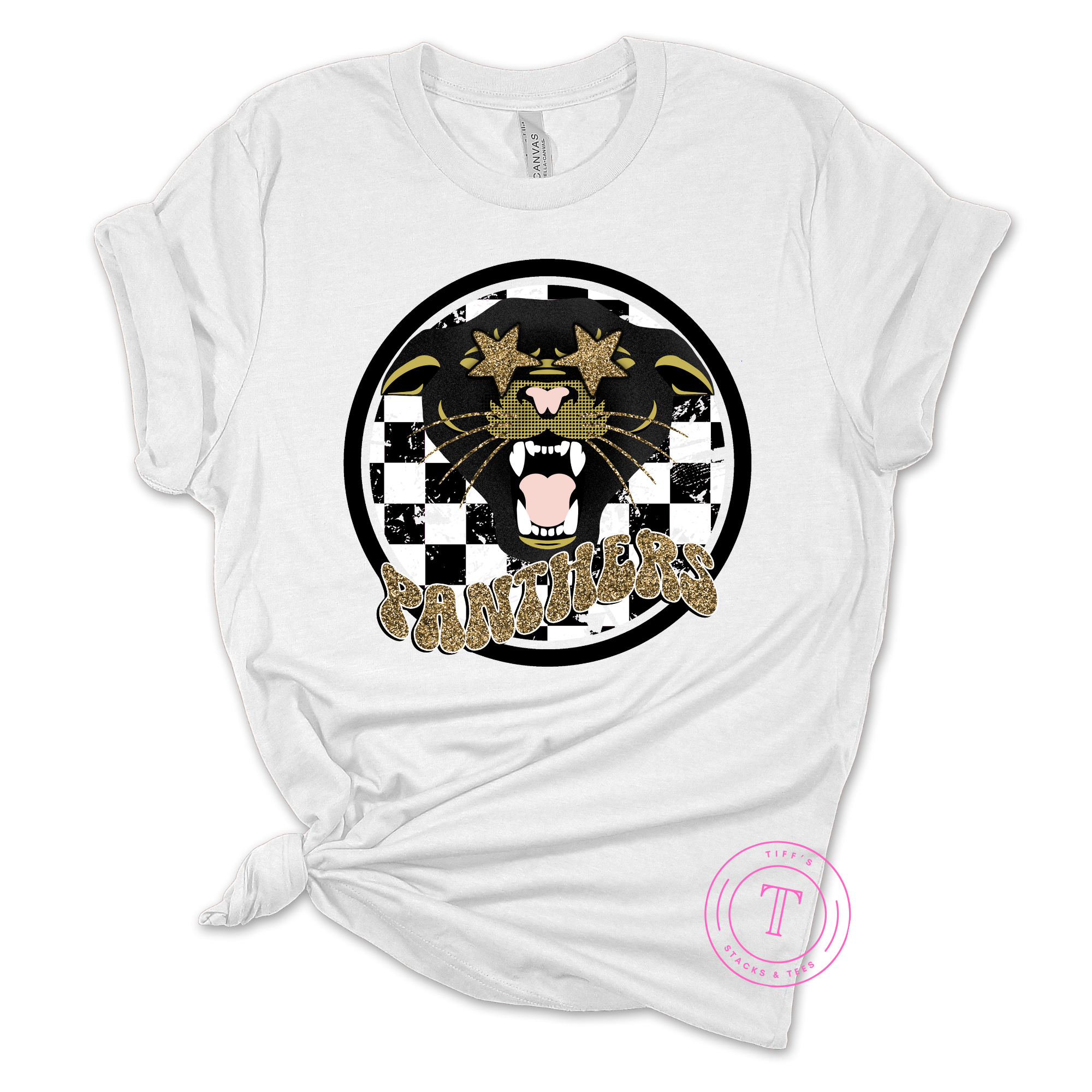 Panthers Checkered Preppy Mascot