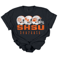 SHSU Bearkats Vintage Football Helmets
