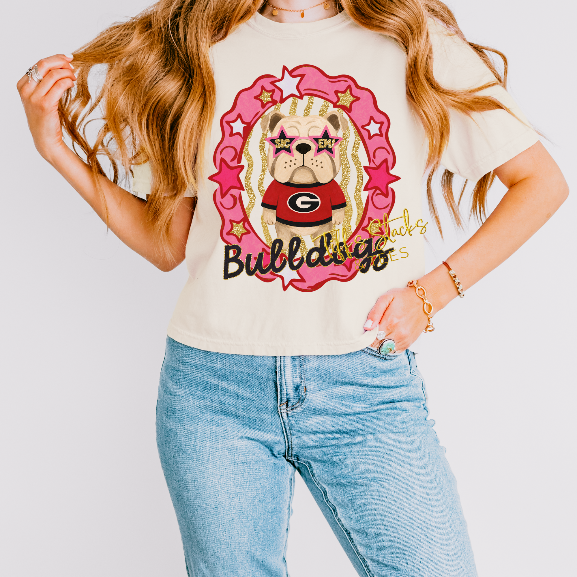 Bulldogs (UGA) Preppy Shimmer Mascot