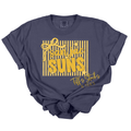 San Jac Suns Preppy Striped Coquette
