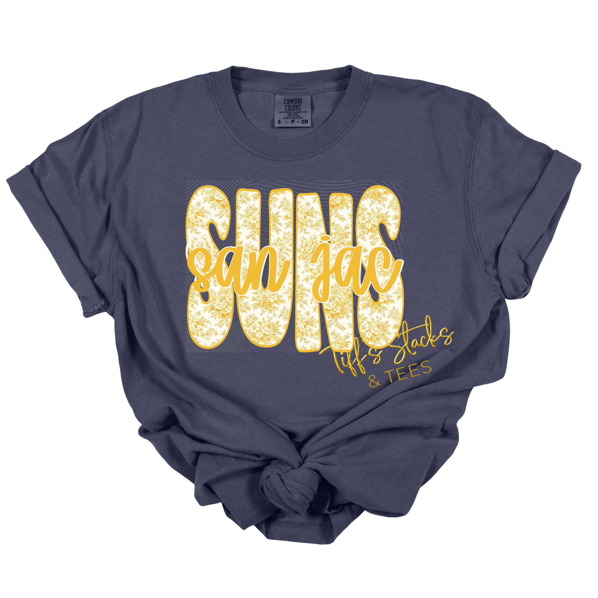 San Jac Suns Vintage Floral