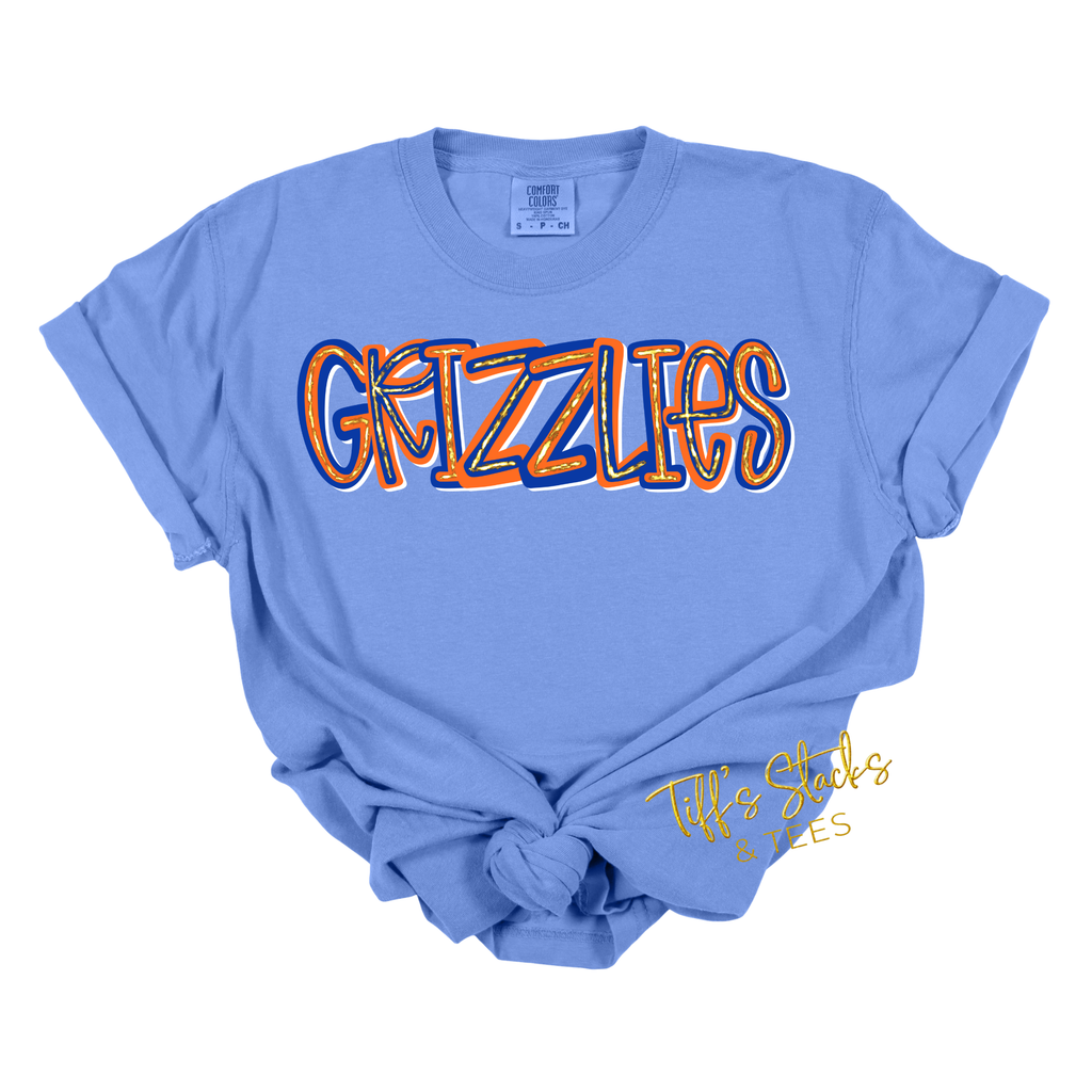 Grizzlies Hand Lettered