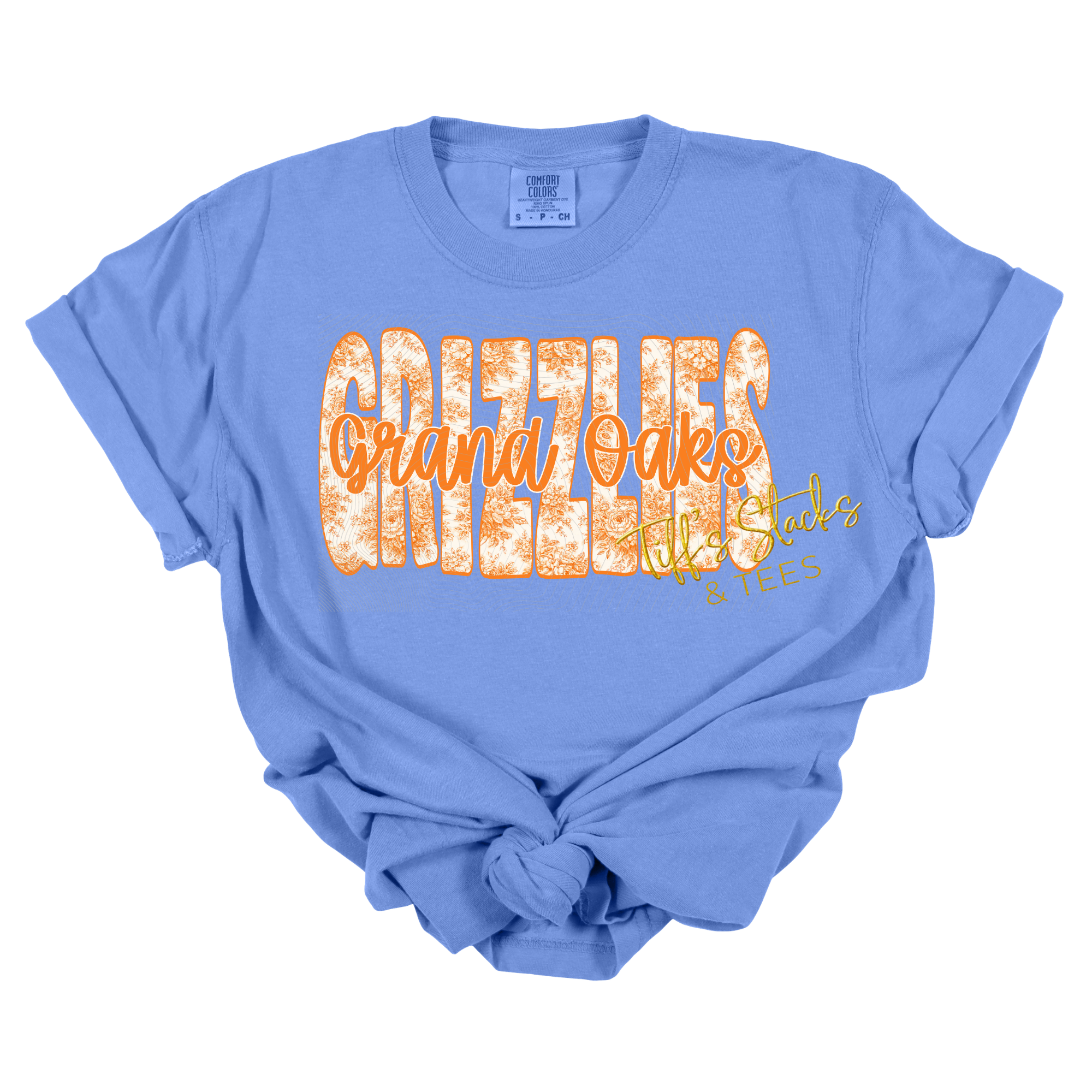 Grand Oaks Grizzlies Vintage Floral Youth