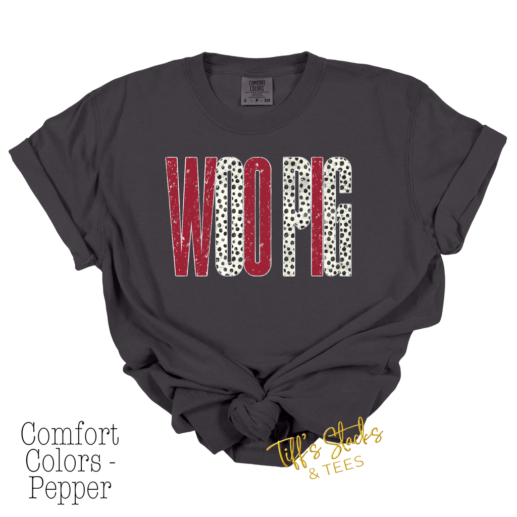 Woo Pig Distressed Metallic Dal Dot