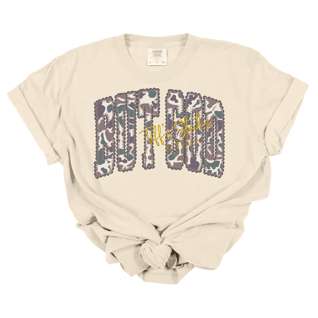 But God in Camo w/ Lace Trim