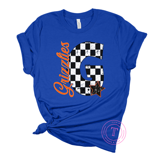 Grizzlies Checkered G Youth