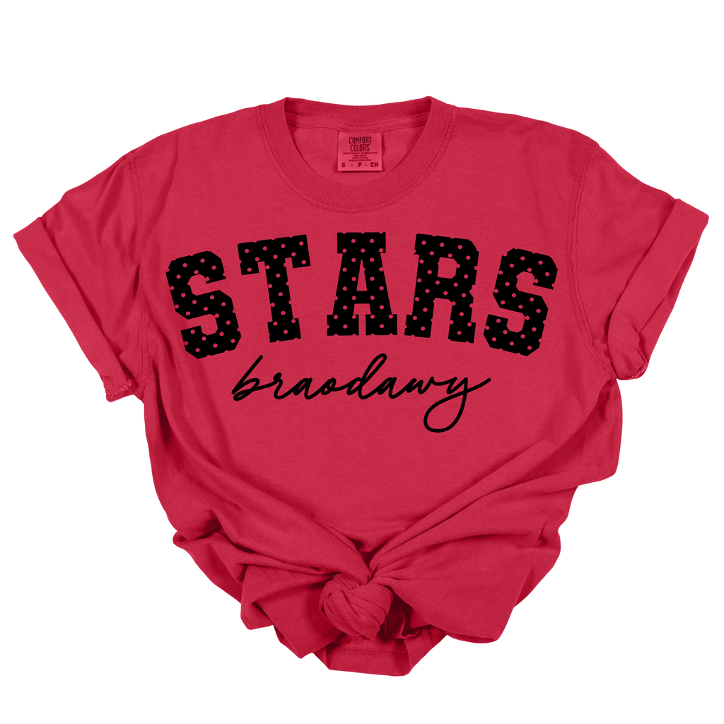 Broadway Stars Polka Dot Varsity