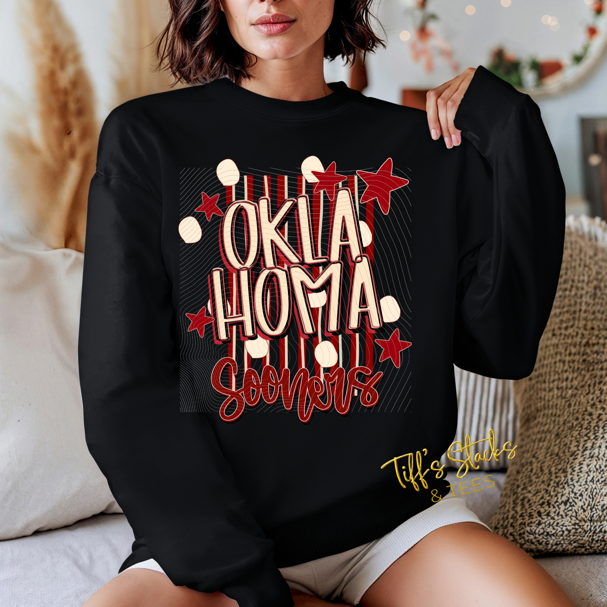 Oklahoma Sooners Preppy Striped
