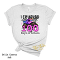 I Crushed 100 Days of School Purple Youth