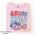 Red White & 250 Front Only Youth