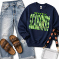 Seahawks Striped Vintage