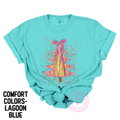 Brushstroke Christmas Tree w/ Coquette Bow & Splatter Paint