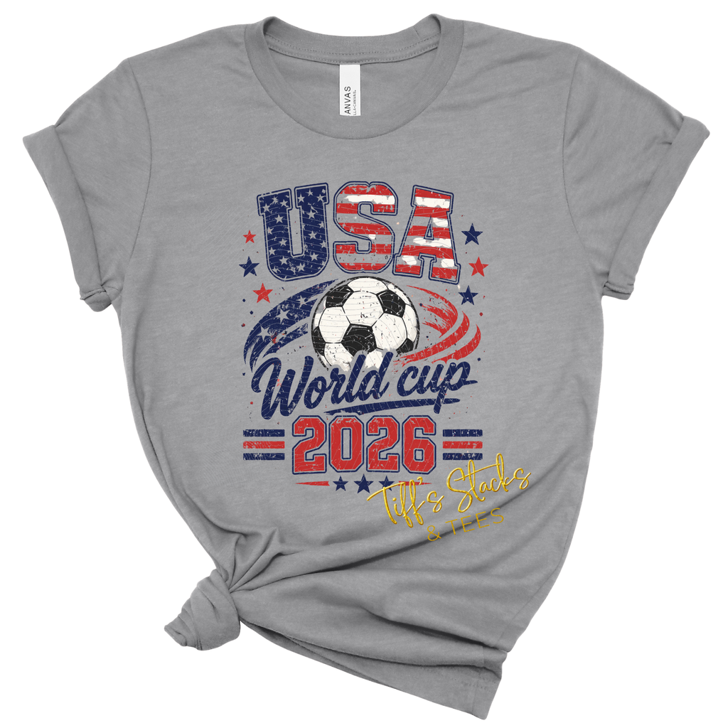 World Cup 2026 USA Distressed
