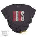 Hogs Distressed Metallic Dal Dot