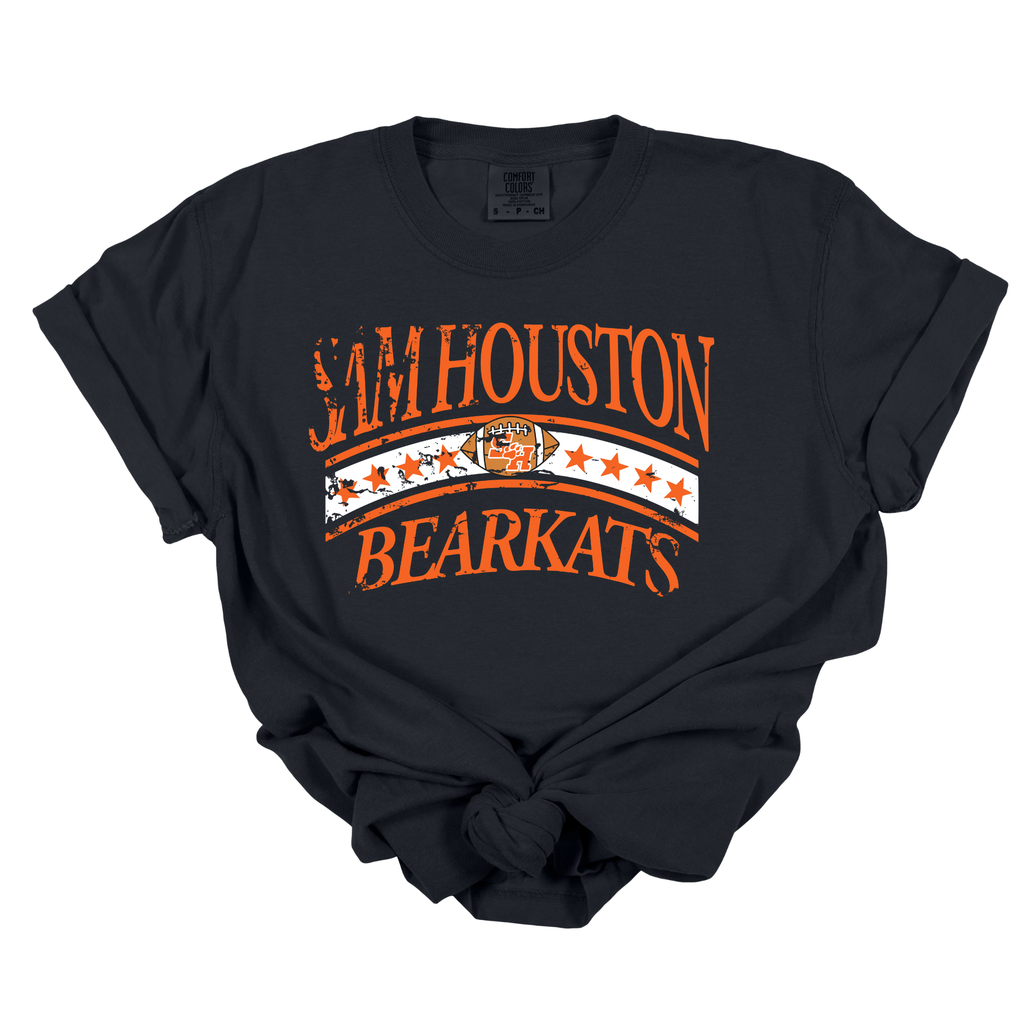 Sam Hosuton Bearkats Football w/ Stars & Stripes