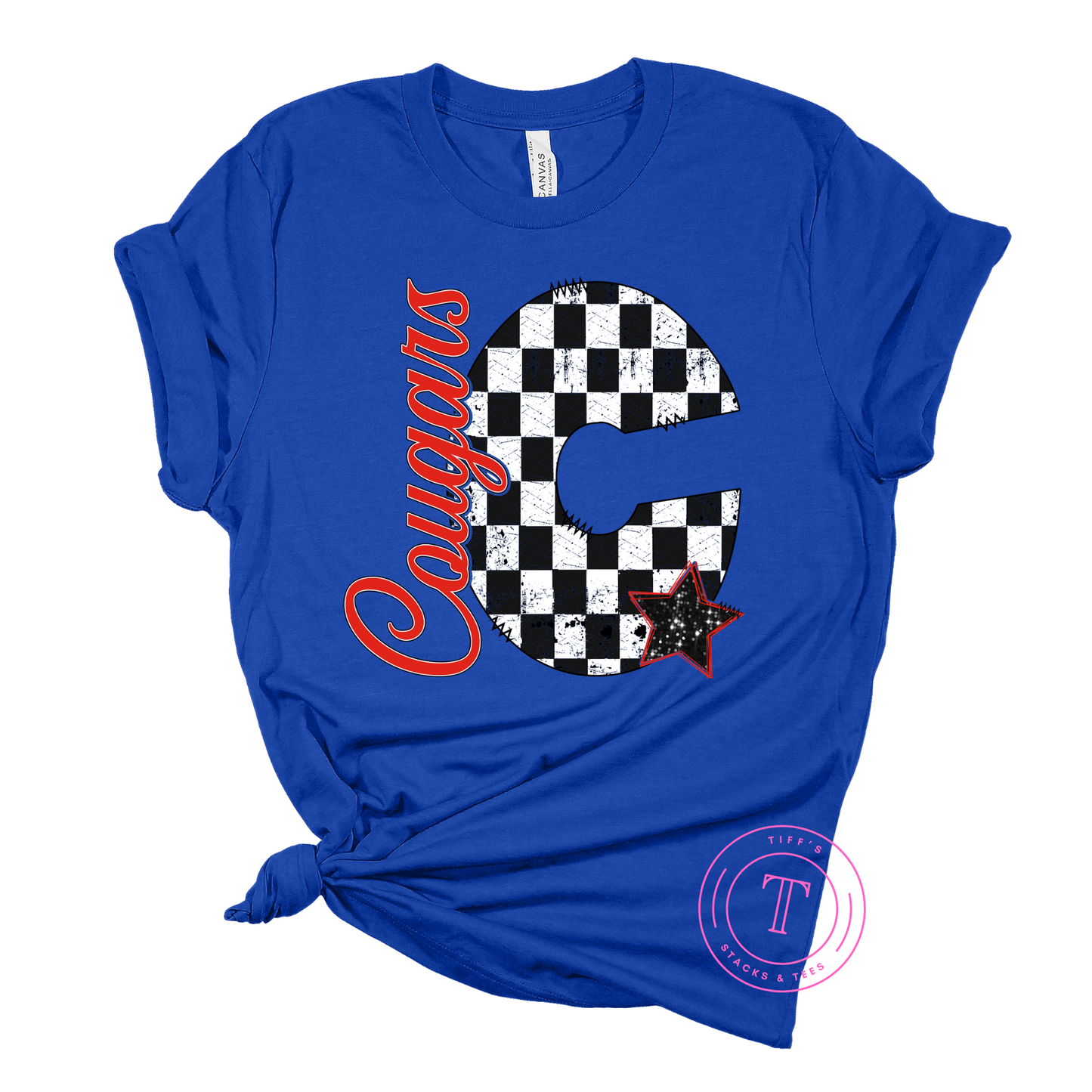 Cougars Checkered C