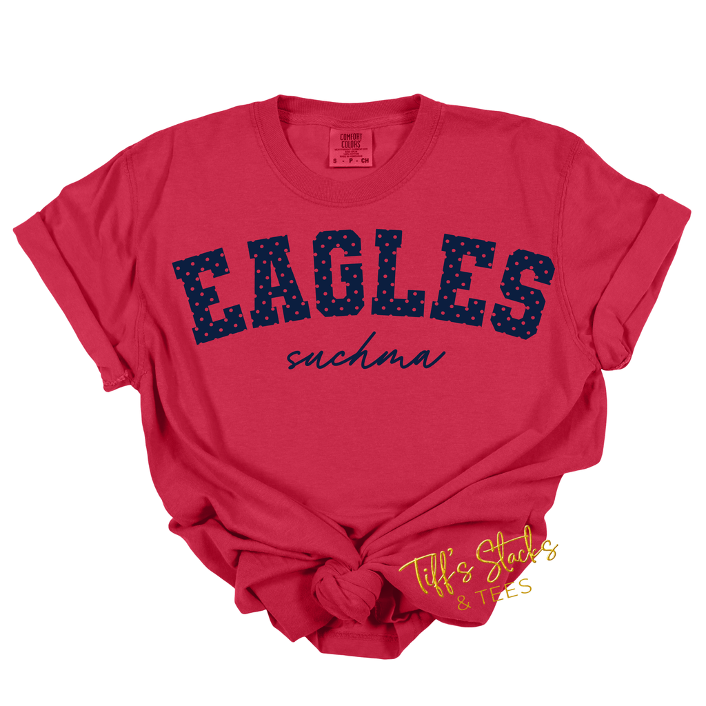 Suchma Eagles Polka Dot Varsity Youth