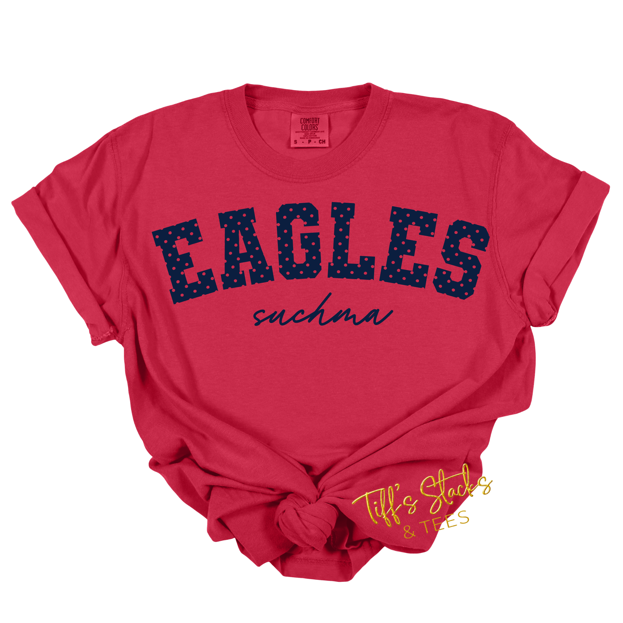 Suchma Eagles Polka Dot Varsity Youth