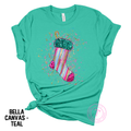 Brushstroke Stocking w/ Splatter Paint