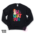 Oh What Fun w/ Snowman Faux Yarn Youth